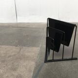 Postmodern vintage magazine rack by Markus Börgens for D-Tec, 1980s.