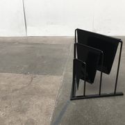 Postmodern vintage magazine rack by Markus Börgens for D-Tec, 1980s.