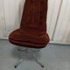 Set 6 chaises baquet velours chrome années 70