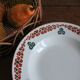 Lot de 2 assiettes creuses Faïencerie Nouvelle Givors modèle Yvette