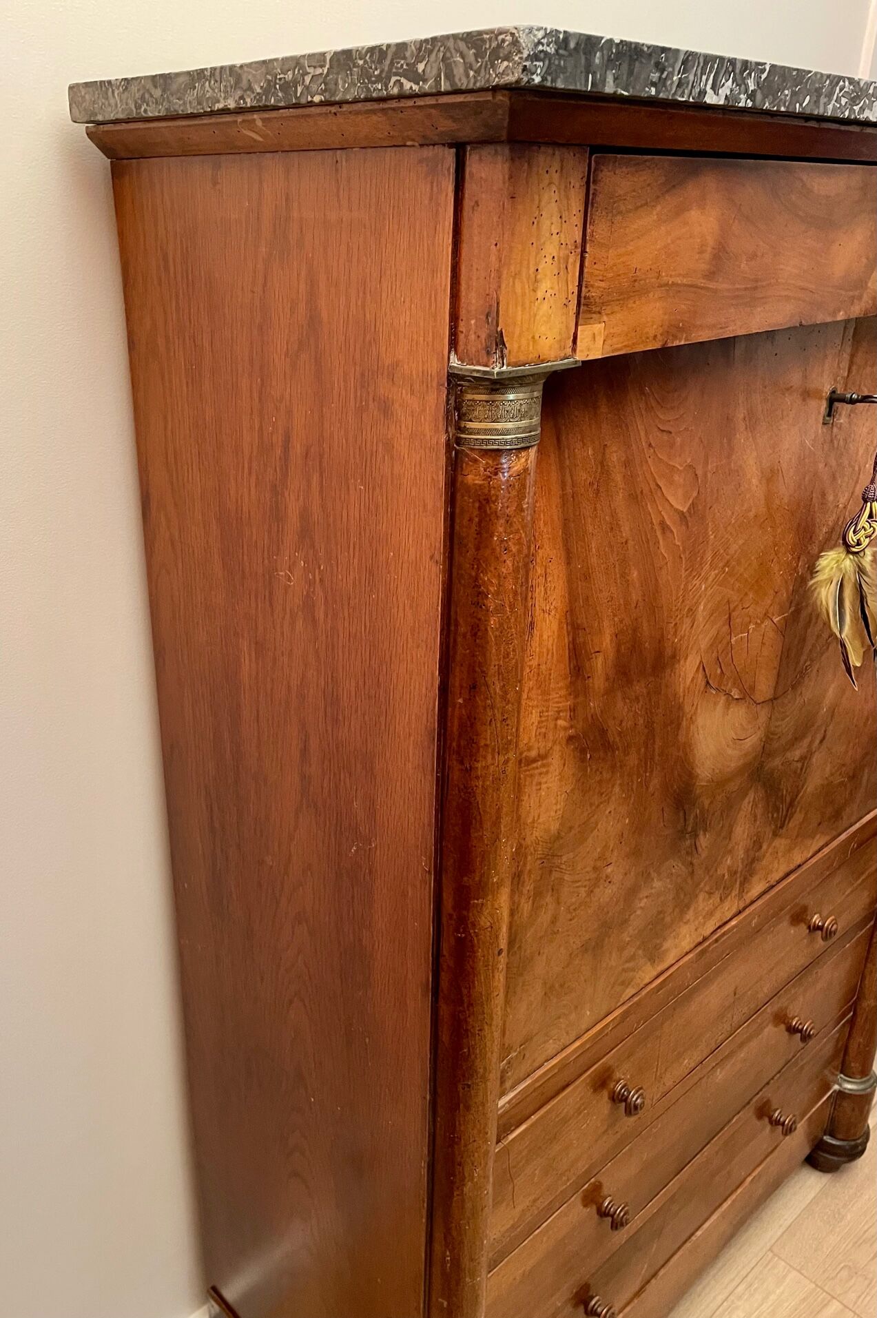 Secretary Walnut Empire