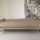 Banquette day bed en chêne design 1970
