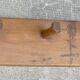 Coat rack brutalist wood folk art