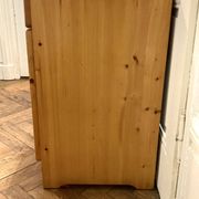 Bedside table/small chest of drawers in pine Charlotte Perriand Les Arcs