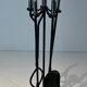 Fire Necessary Golf Model in Black Lacquered Metal and Chrome Golf Clubs