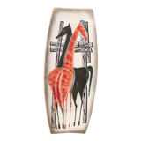 Vintage ceramic centerpiece / catchall / decorative piece by petucco & tolio, italy