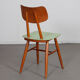Vintage wooden chair produced by Ton, 1960