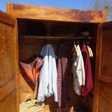 Louis Philippe wardrobe in solid elm