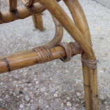 4 rattan basket chairs