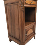 Bedside furniture wood and marble art deco period