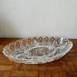 Cut glass appetizer dish