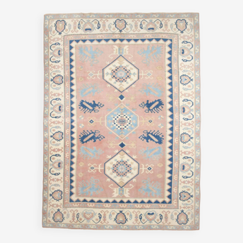 8x11 oversize pink persian rug, 259x351cm