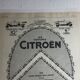Affiche publicitaire authentique plastifiée A4 Citroen