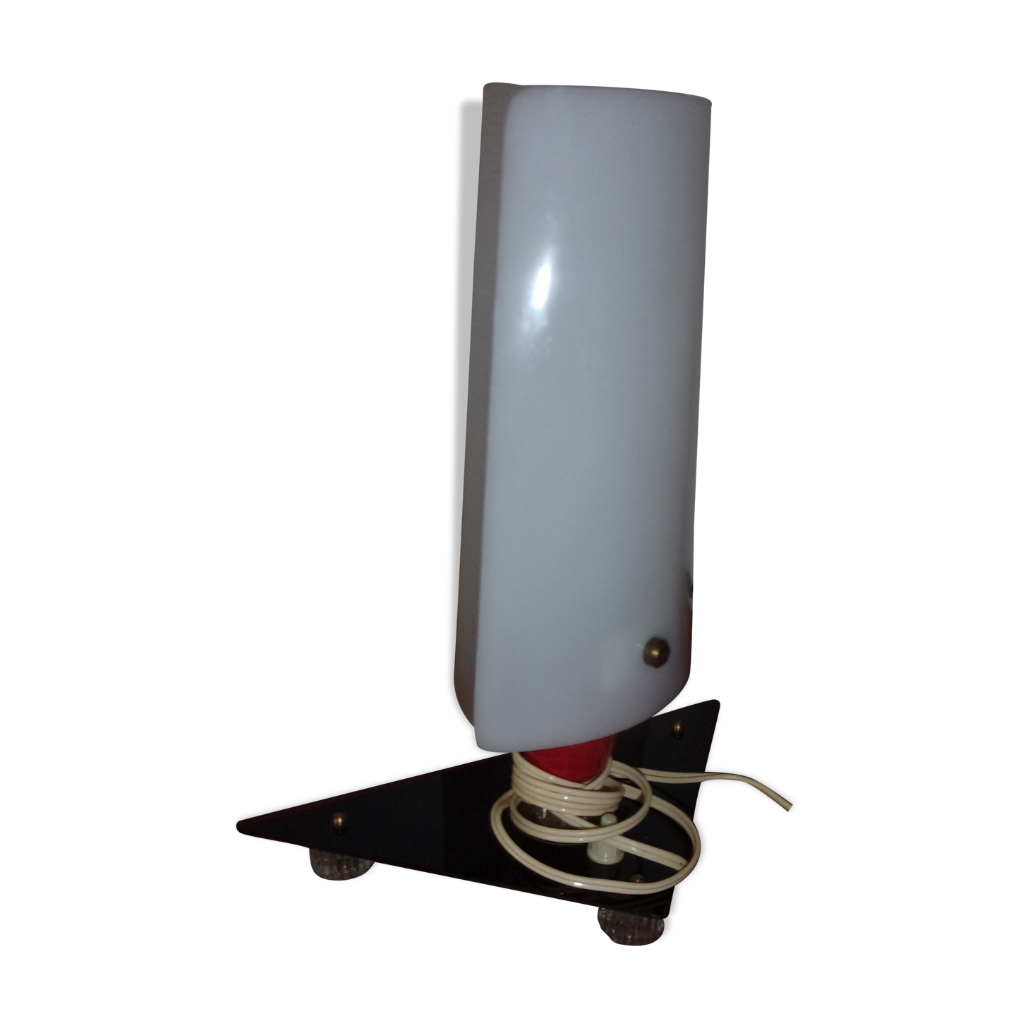 Rockabilly bedside lamp table 1950