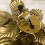 Wall lamp or ceiling lamp golden flower