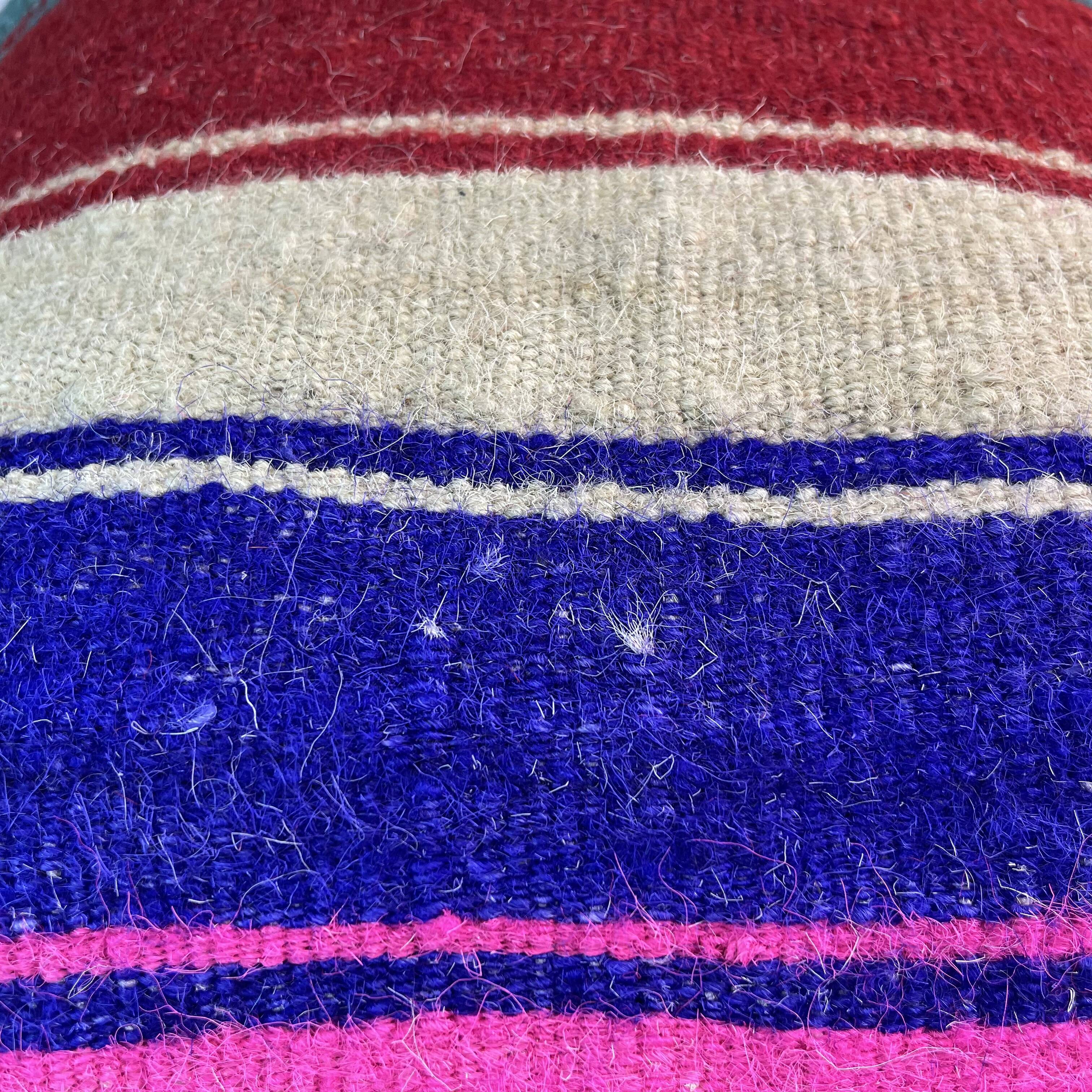 Vintage turkish kilim cushion cover , 40 x 40 cm