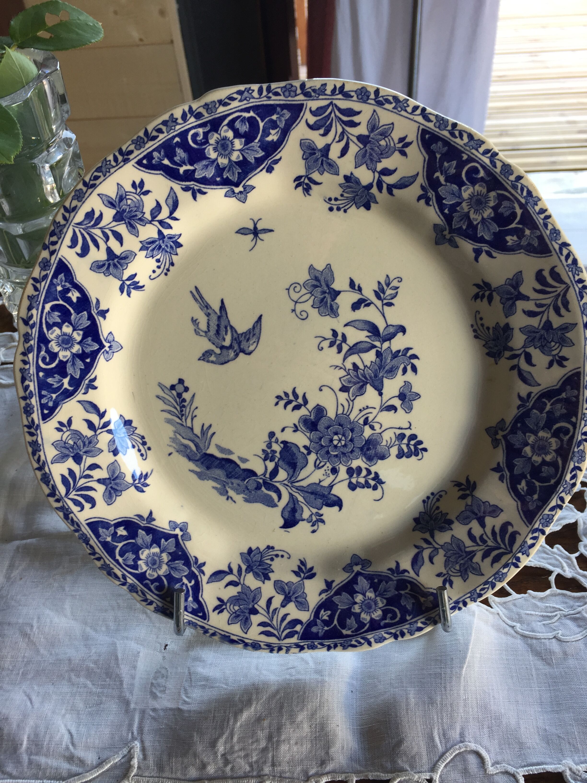 Gien porcelain plate