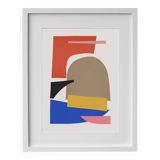 Framed Abstract Collage