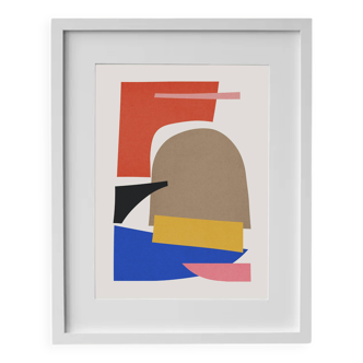 Framed Abstract Collage