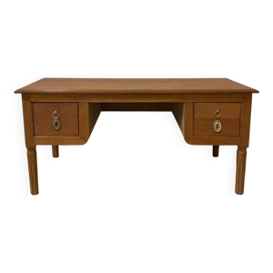 Table basse en bois massif - tiroirs