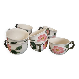 9 tasses Wild Rose de Villeroy & boch