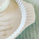 Porcelain asparagus dish