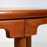 Restored teak dining table, set of 3 (mk9978)