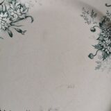 Assiettes plates anciennes H.C, terre de fer