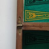 Large game box of backgammon, checkers