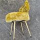 Vintage 1970s Pelfran-style shaggy chair