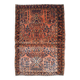 Handmade antique Persian Sarouk rug 109cm x 164cm 1920s - 1B747