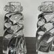 Pair of signed Baccarat Aladin candlesticks
