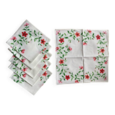 Floral cotton napkins
