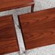 Midcentury Danish nest of 3 side tables in teak by Johannes Andersen for Silkeborg 1960s
