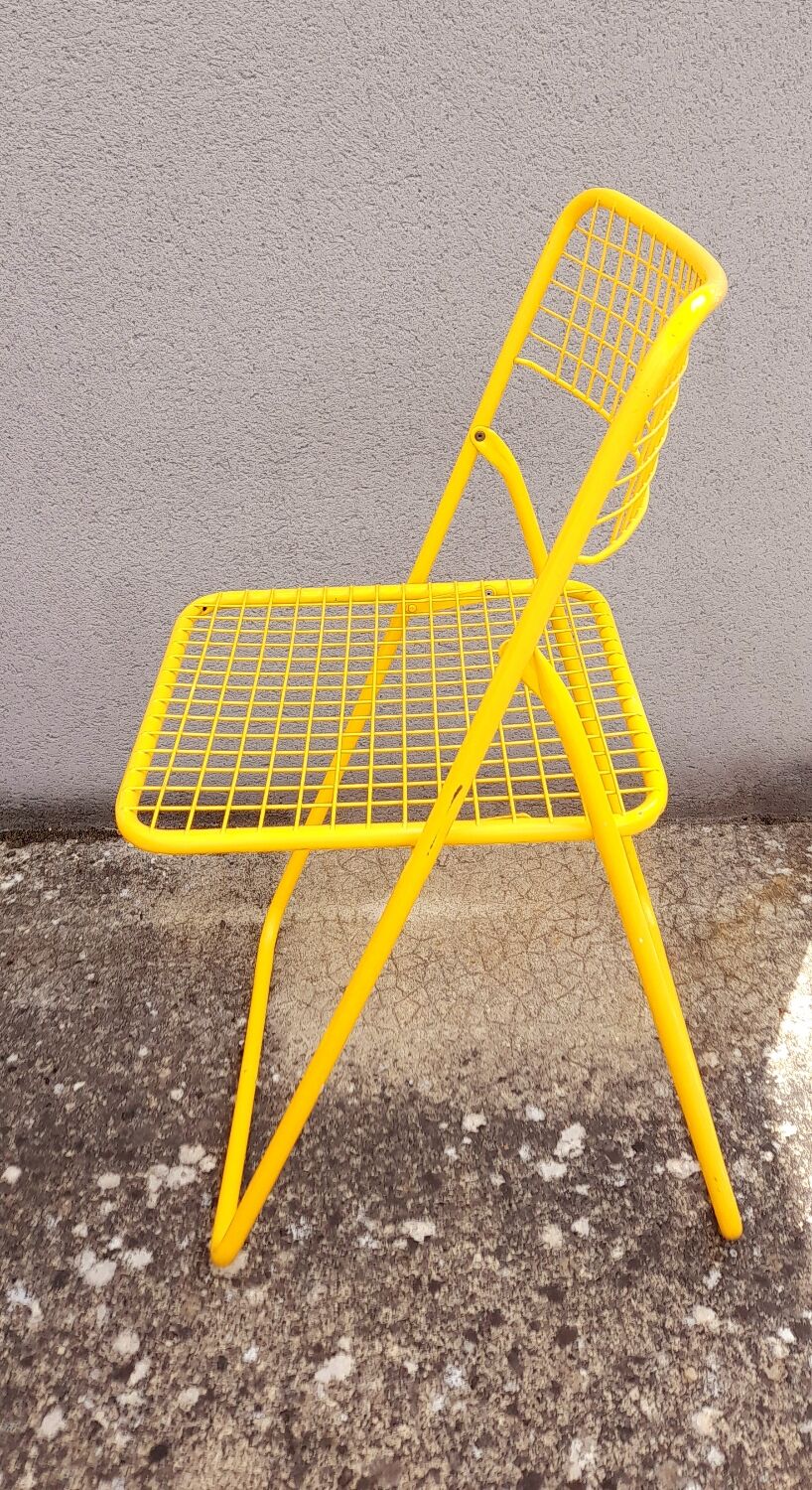 Pair of folding chairs Ted Net N.Gamelgaard 80s