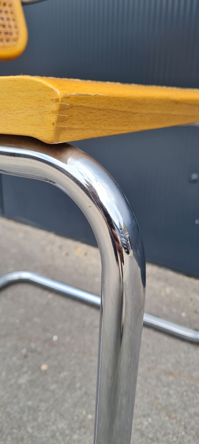 Armchair B64 cesca by marcel Breuer