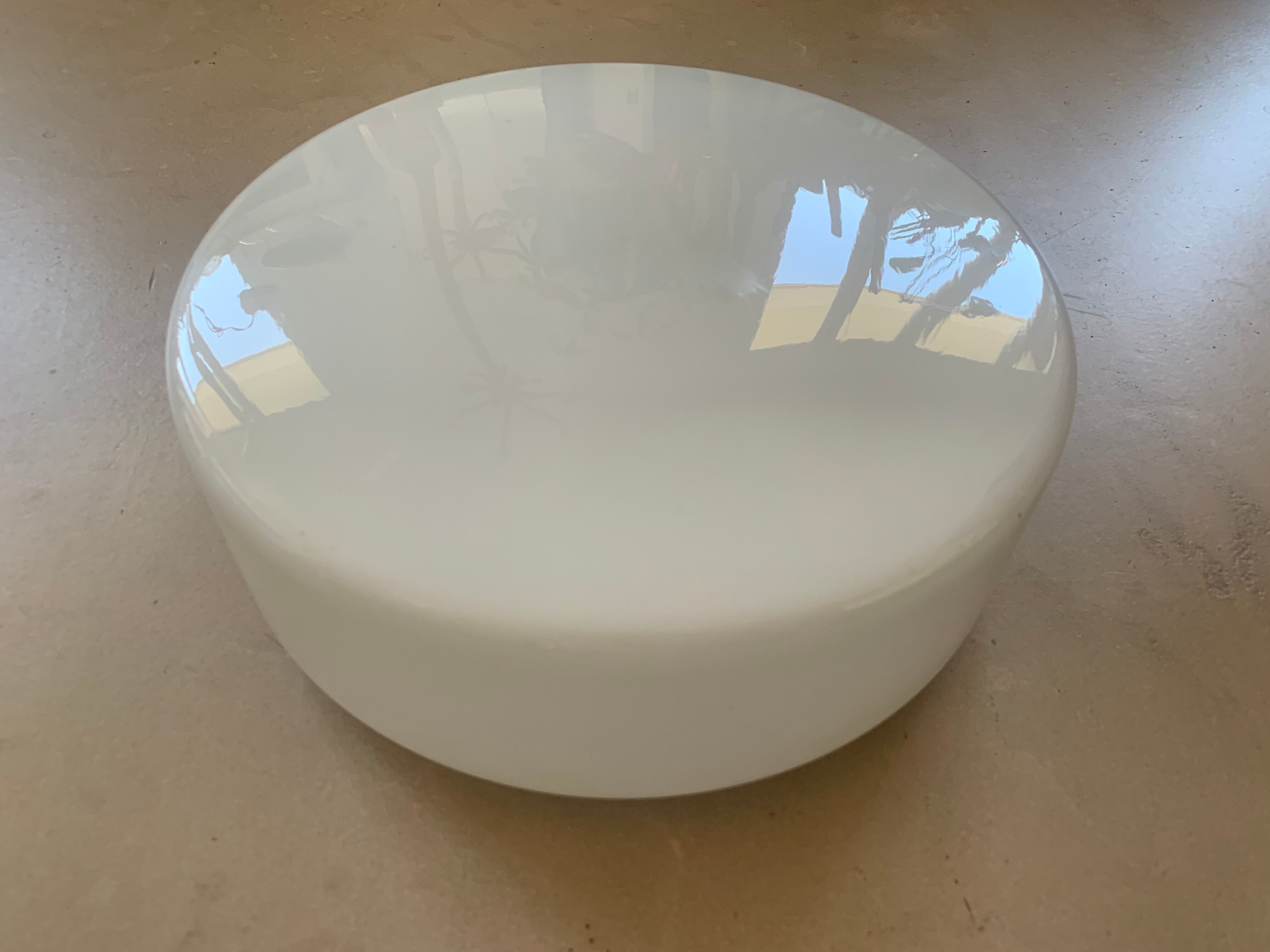 Ceiling lamp opaline D28cm