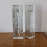 Pair of Scandinavian Iittala "Arkipelago" candlesticks by Timo Sarpaneva