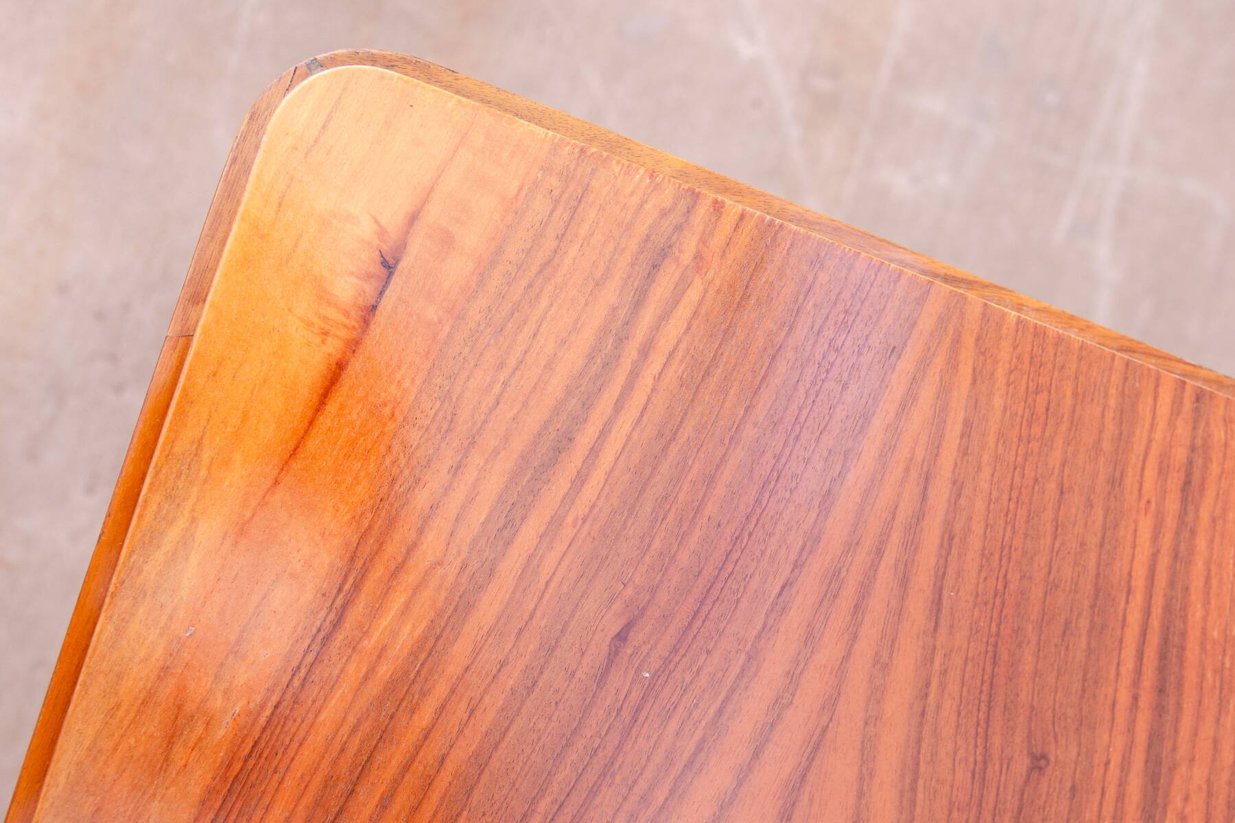 Mid century walnut folding dining table by Setona, 1950s, Czechoslovakia