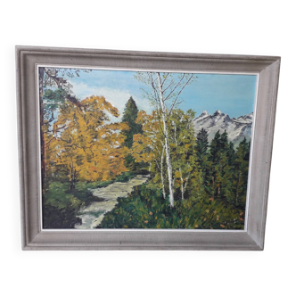 Oil painting on canvas