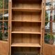 Art Deco Parisian glass-fronted wardrobe, demountable