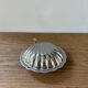 Vintage blue glass shell butter dish from Italy, 1960s