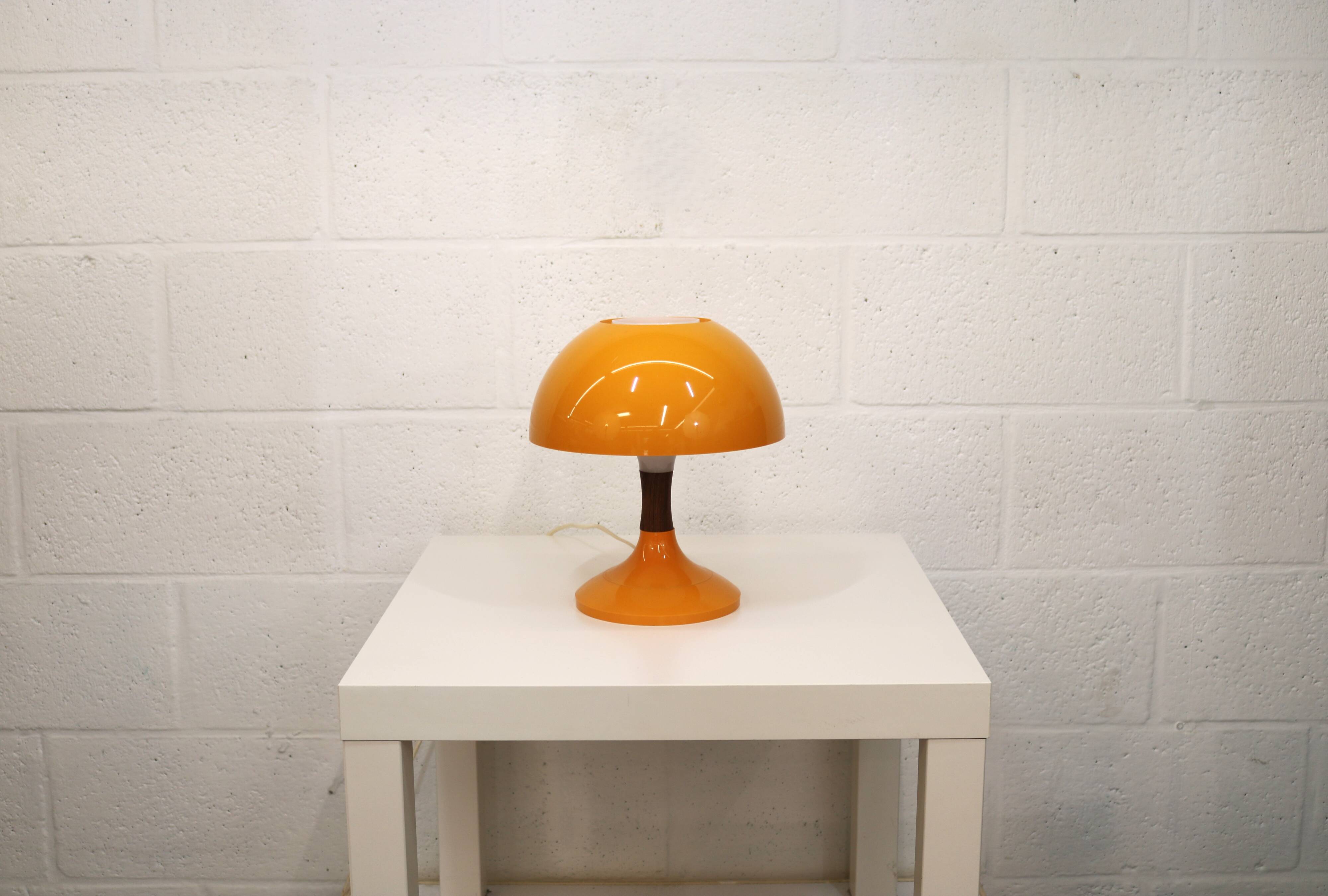 Space age table lamp by Bent Karlby for Ask Belysning, Denmark 70s