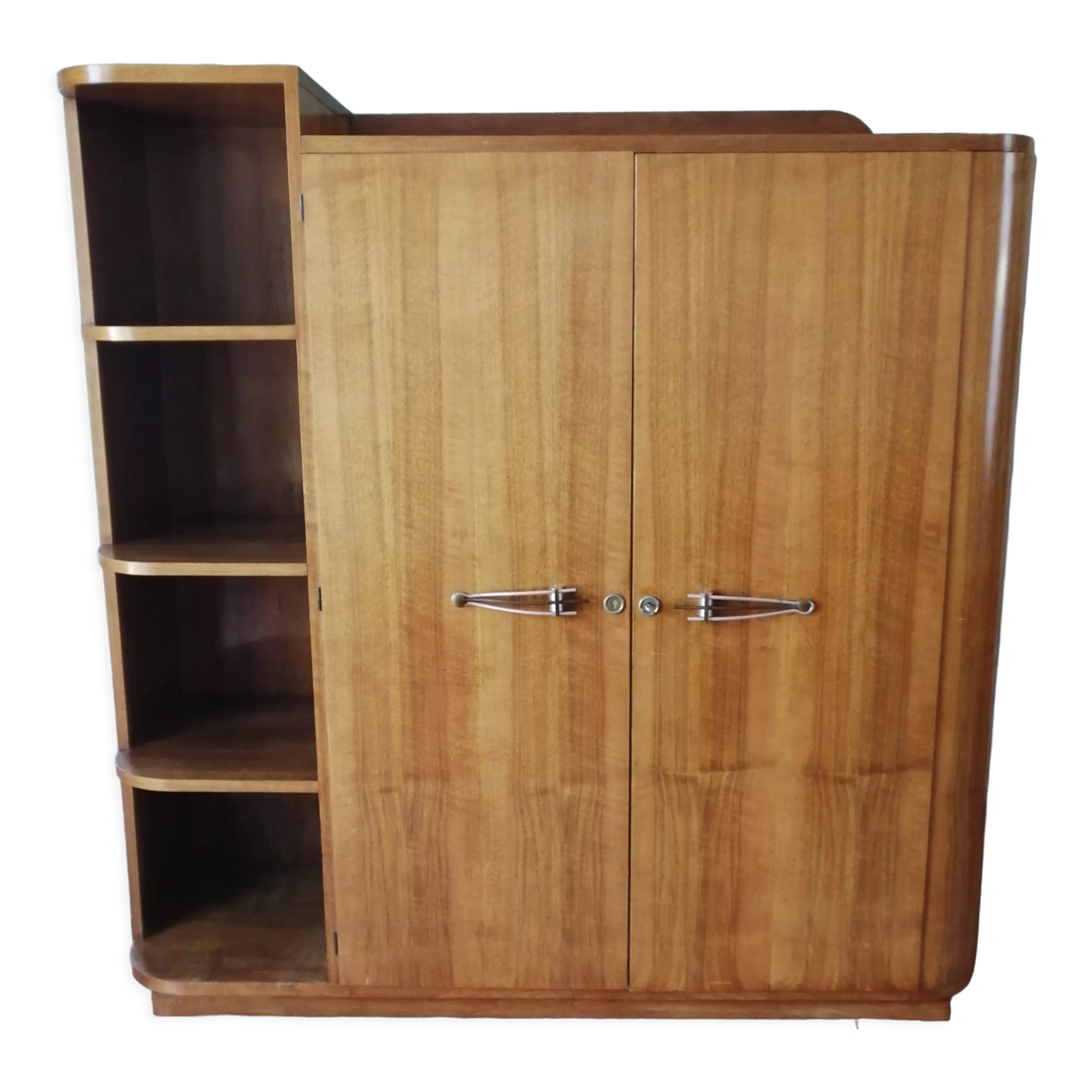 Asymmetrical art deco wardrobe