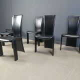 Vintage dining chairs by Pietro costantini, 1980s, set of 6