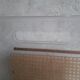 Plexiglas and cannage magazine holder