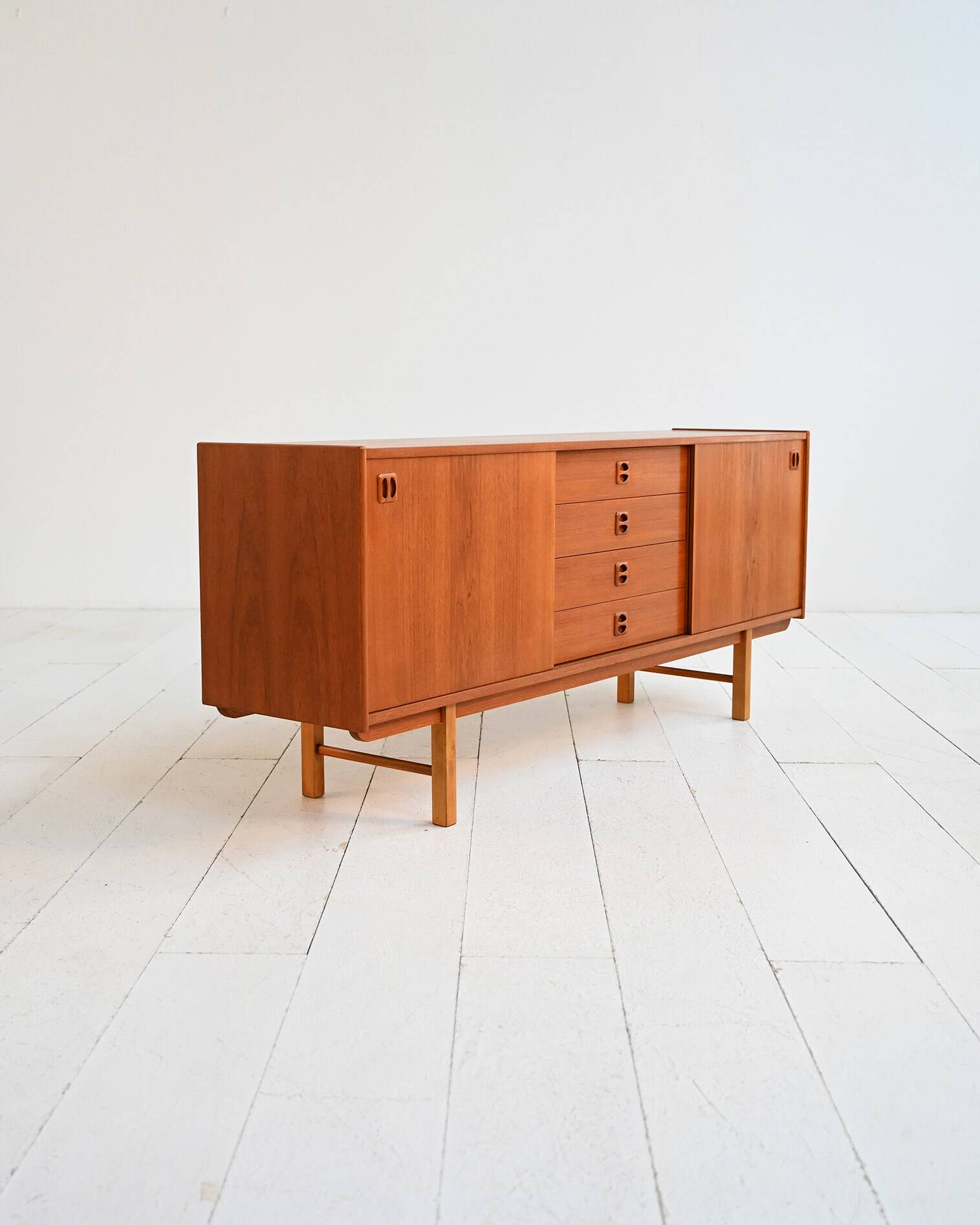 Scandinavian “Korsör” teak sideboard from the 1960s