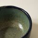 Glazed ceramic bowl/trinket dish, signed