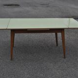 Yellow formica table