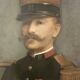 Portrait of a French officer – Oil on canvas signed "Cavalli", 1905